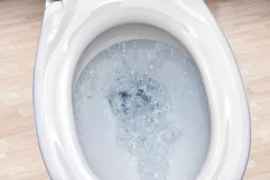 Toilet flushing